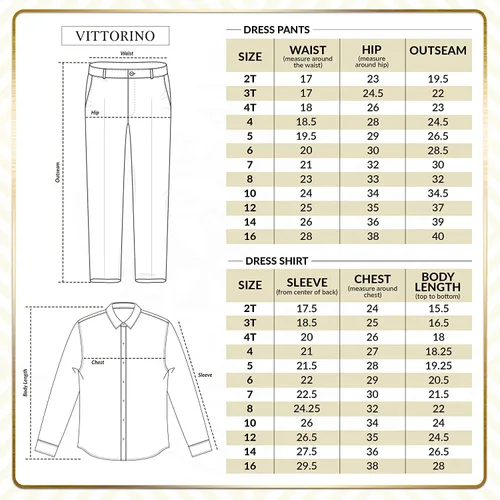 Vista 6 de Vittorino Conjunto de traje de 4 piezas para niños con chaleco, camisa de vestir, pajarita, pantalones y bolsillo cuadrado Ropa formal para niños