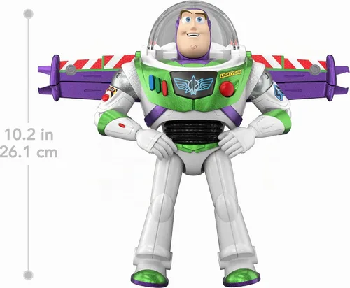 Vista 6 de Mattel Disney y Pixar Toy Story 5 Modo de vuelo Hi-TechBuzz Lightyear
