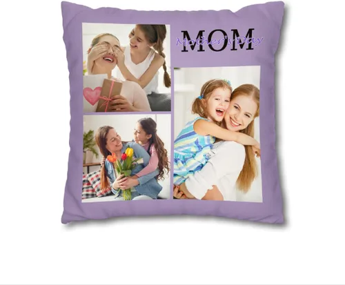 Vista 17 de Almohada personalizada para cargar imagen de pareja para regalo de cumpleaños de boda, almohada personalizada para novia novio