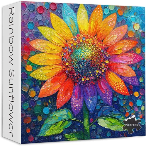 Vista 8 de PICKFORU Rompecabezas de Libro 1000 Piezas, Rompecabezas de Flores de Primavera para Adultos de Librería, Rompecabezas de Estantería en Flor como