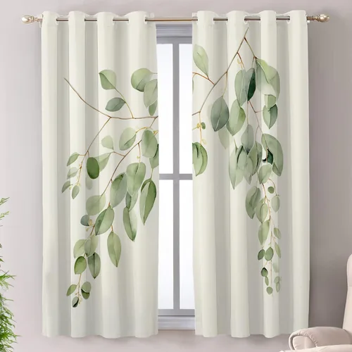 Vista 34 de Shrahala Cortinas blancas S inspiradoras para ventanas de cocina, cortinas negras con palabras cristianas para cafetería, cortinas opacas