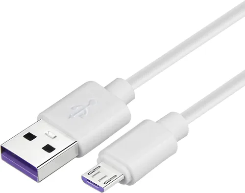 Vista 4 de Smays Cable USB a Micro USB Cable de carga de 3 pies, color blanco