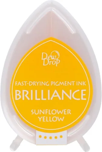Vista 3 de Tsukineko Brilliance Dew Drop Inkpad, Moonlight White