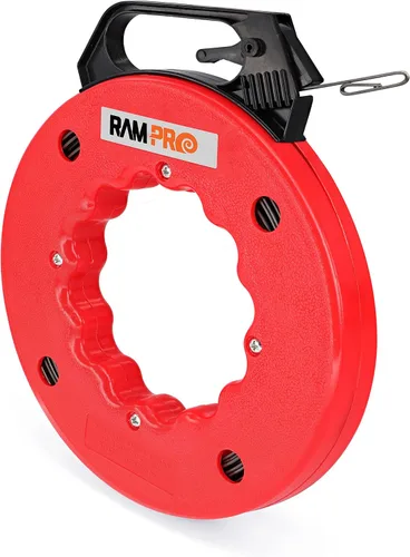 Vista 8 de Fish Tape Wire Puller 50ft - Easy to use Cable Puller Tool with Double Loop Tip - Flexible Wire Fishing Tools for Walls and Electrical Conduit - 1/8