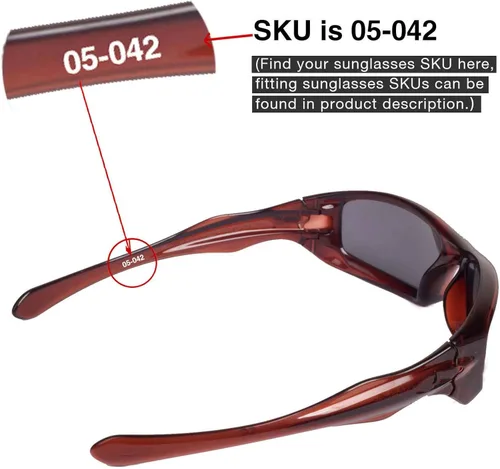 Vista 3 de Walleva Lentes de repuesto para gafas de sol Oakley Monster Pup 12 opciones disponibles