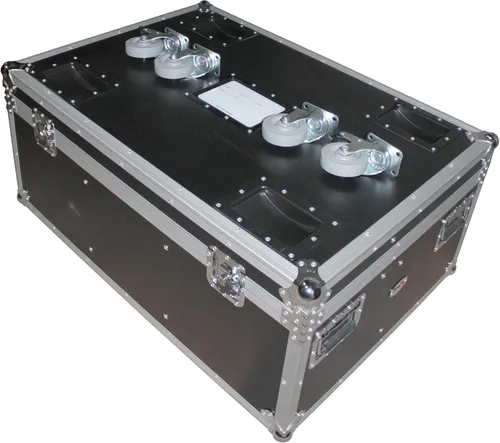 Vista 6 de ProX XS-PARU612W Par Can Utility Case W-Wheels puede contener 6 luces LED grandes o 12 delgadas Par
