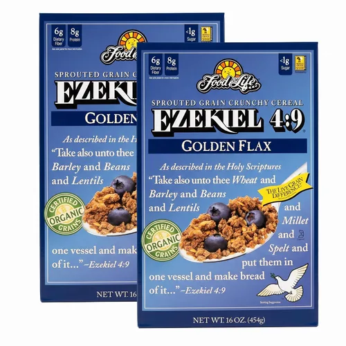Vista 9 de Ezequiel 4:9 Cereal integral, con almendras, de 16 onzas. Paquete de 6 unidades.