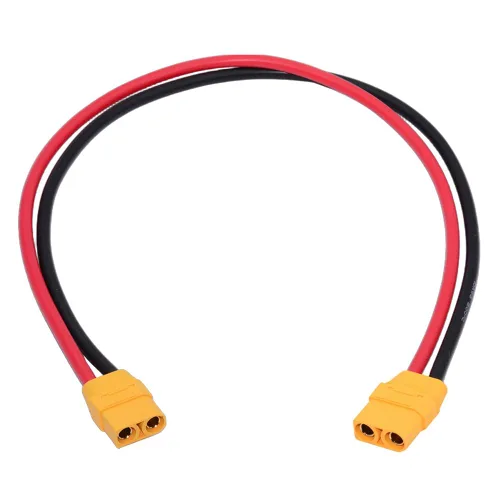 Vista 11 de xiwai XT30 Enchufe hembra a hembra 18AWG Cable de extensión Conector de carga para batería RC Estación de energía portátil Panel solar de 1.6 pies