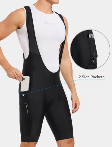 Vista 24 de Przewalski - Culote de ciclismo para hombre acolchado 3D, excelente rendimiento y mejor ajuste