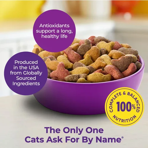 Vista 3 de Meow Mix Original Choice - Alimento seco para gatos, 18 onzas (paquete de 6)