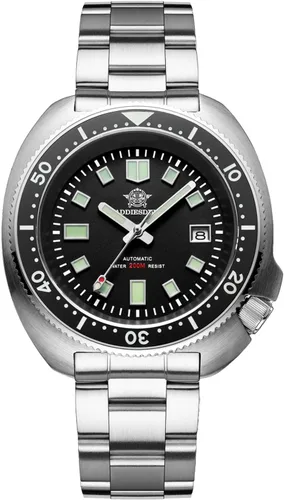 Vista 14 de ADDIESDIVE Reloj Automático de Buceo 200 M Reloj para Hombre Luminiscente Mecánico NH35A Analógico Acero Inoxidable AD2081 acero negro