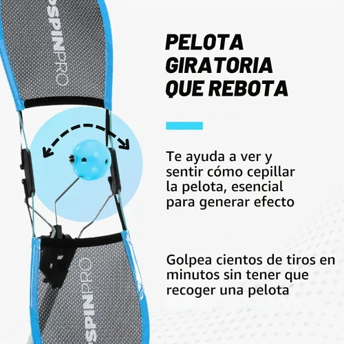 Vista 3 de TopspinPro Ayuda de entrenamiento de pickleball - Aprende Topspin rápidamente para un mejor control y consistencia Practica en cualquier lugar