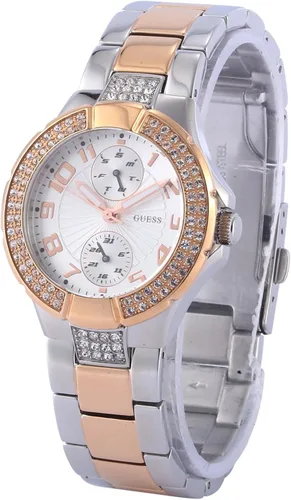 Vista 4 de Guess W15072L2Señoras Mini Prism Plata Reloj De Oro