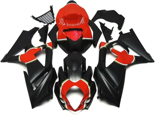 Vista 23 de Kit de carenado negro púrpura para 2007 2008 Suzuki K7 GSXR1000 07 08 GSX-R1000 Carrocería ABS plástico cuerpo marco conjunto