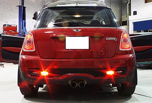 Vista 6 de iJDMTOY Kit de habilitación de lámpara antiniebla trasera LED compatible con MINI Cooper R56 R57 R58 F59 F55 F56 F57, incluye (1) bombilla LED