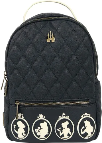 Vista 2 de Loungefly Disney Princesses Silhouette - Bolso de hombro de piel sintética para mujer doble correa Multi