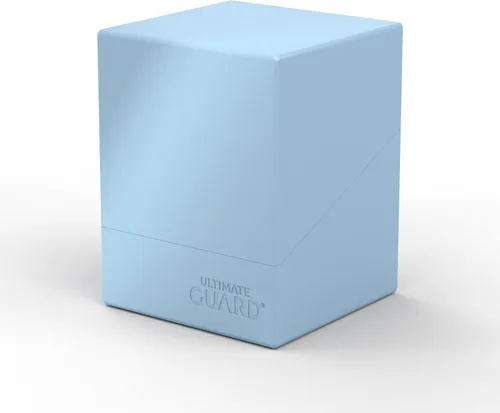 Vista 5 de Ultimate Guard Boulder Solid 100+, Estuche para Mazo para 100 Cartas TCG con Doble Funda, Azul Bebé, Almacenamiento Seguro y Duradero