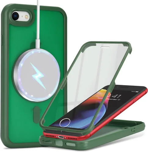 Vista 80 de Funda para iPhone 8 Plus con protector de pantalla, compatible con Magsafe, para iPhone 7 Plus, protector de pantalla integrado, funda delgada