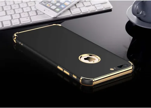 Vista 7 de Funda para iPhone 7, iPhone 8, funda ultra fina, flexible, suave, mate, lujosa, 3 en 1, delgada, galvanizada, a prueba de golpes, compatible