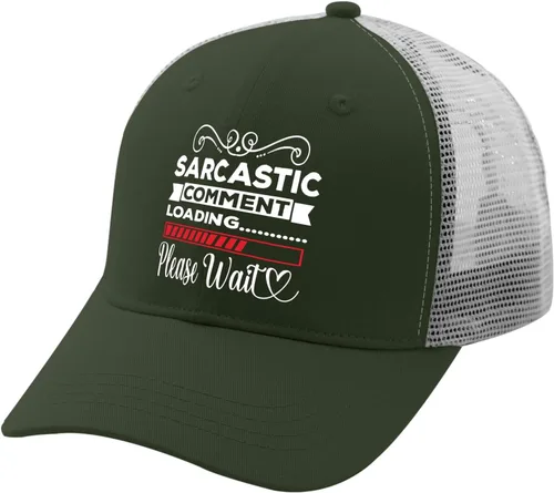 Vista 2 de devor Sombrero de papá sarcástico Comentario Cargando Please Wait Dad Hat for Men Gorra divertida ajustable