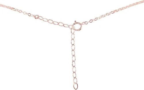 Vista 2 de Tiger's Eye Beaded Chain Anklet in 14k Rose Gold Fill
