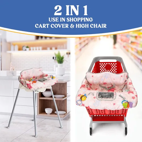 Vista 7 de PILLANI Baby Essentials: funda de asiento y bolsa de pañales para niñas
