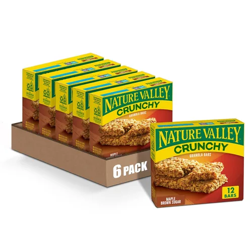 Vista 5 de Nature Valley Barras de granola crujientes, canela, 12 barras, 8.94 onzas (6 bolsas)