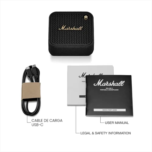 Vista 10 de Marshall Willen II Altavoz portátil Bluetooth - Negro y latón