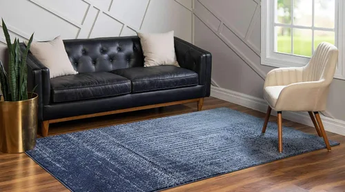 Vista 2 de Unique Loom Del Mar Collection - Alfombra de transición contemporánea, Polipropileno