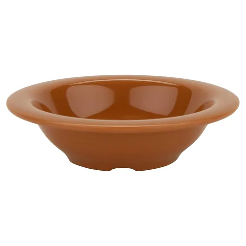 Vista 23 de GET B-86-TY - Tazón de melamina de borde estrecho para frutas/postres, 8 onzas, amarillo tropical (juego de 12)