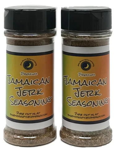 Vista 4 de Premium Condimento Jamaicano Jerk Pollo, Mariscos, Filete y Verduras! Audaz condimento jamaicano para pollo, mariscos, filete, cerdo