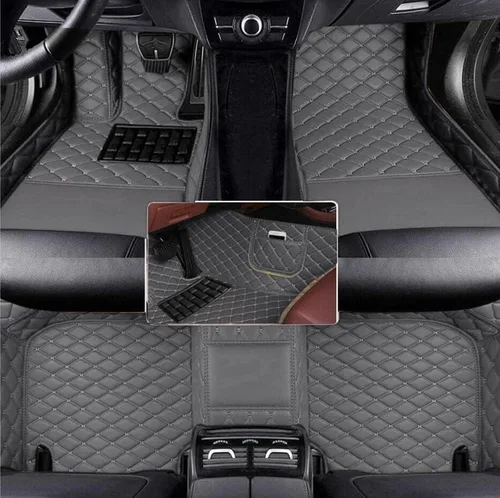 Vista 15 de Tapetes de suelo de automóvil compatibles con el 99 % de los sedán, SUV, deportivos, cobertura completa, compatible con hombres y mujeres, Negro