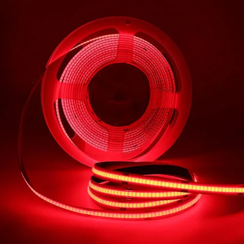 Vista 16 de COB - Tira de luces LED, 1.6 ft/1.6 pies, flexible, flexible, flexible, flexible, tira de luces LED COB DC 5 V 320 LEDs/m, blanco cálido, 3000 K