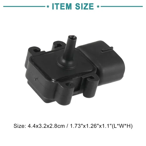Vista 3 de ACROPIX Sensor de presión absoluta del colector de admisión para Toyota Camry - Paquete de 1 negro