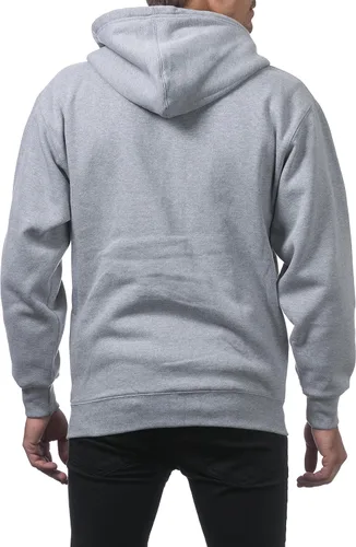 Vista 2 de Pro Club - Sudadera de vellón pesado con capucha y cremallera completa para hombre