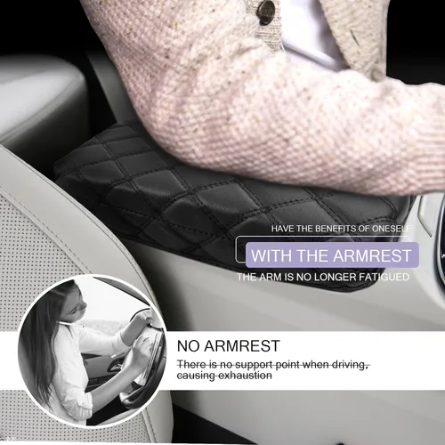 Vista 3 de LUWU - Funda para consola central para Hyundai Santa Cruz 2023 2024 2023 Santa Cruz 2023, accesorios de Santa Cruz, almohadilla de consola central