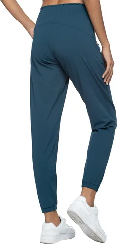 Vista 16 de Kcutteyg - Pantalones deportivos con bolsillos para mujer, diseño suave, ligero y de secado rápido, para entrenamiento, gimnasia, yoga y correr