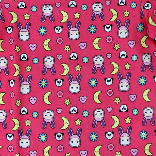 Vista 5 de Masha and The Bear Conjunto de pijama Kool Kawaii de manga larga rosa