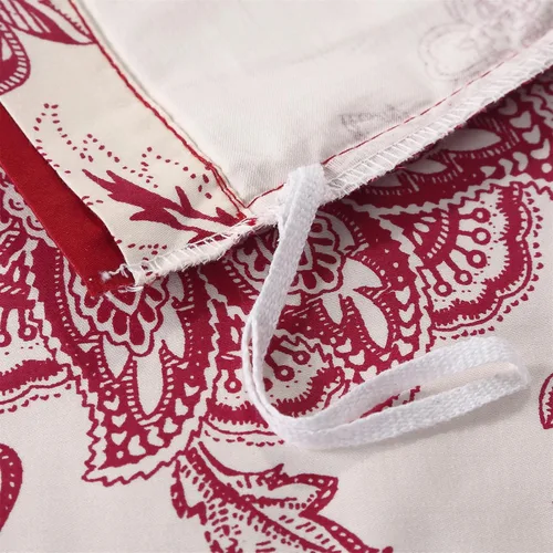 Vista 46 de ABREEZE Juego de funda de edredón tamaño individual con cierre de botón, 100% algodón egipcio, juego de ropa de cama floral de granja, color rosa, 3