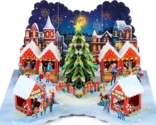 Vista 11 de CUTPOPUP - Tarjeta de felicitación con diseño de cardenal, Feliz Navidad, Navidad 3D, Año Nuevo, tarjeta de felicitación (cesta de cardenal)
