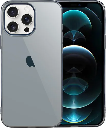 Vista 10 de JJGoo Funda transparente compatible con iPhone 12 Pro Max, transparente, suave, a prueba de golpes, delgada funda protectora para teléfono