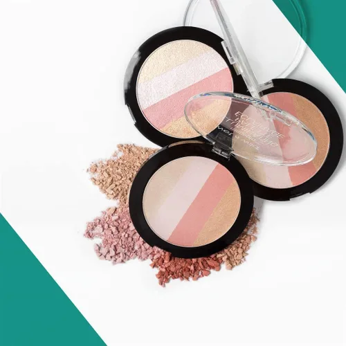 Vista 7 de wet n wild MegaGlo - Paleta de maquillaje iluminador en polvo, color rosa pasarela, resaltador facial