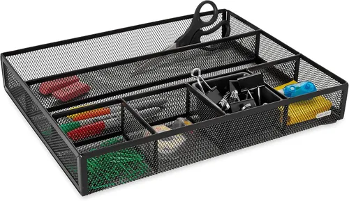 Vista 3 de Cajón organizador Rolodex Mesh Colelction, negro (22131), Negro Paquete de 1
