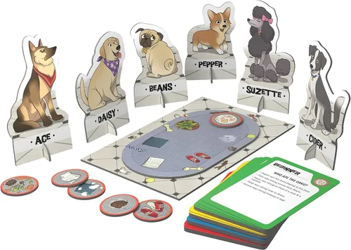 Vista 3 de ThinkFun Dog Crimes Juego de Lógica – Rompecabezas Atractivo para Niños y Adultos Divertido Tema de Detective Desarrollador de Habilidades