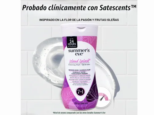 Vista 6 de Summer's Eve Lavado limpiador para pieles sensibles, Island Splash 9 oz