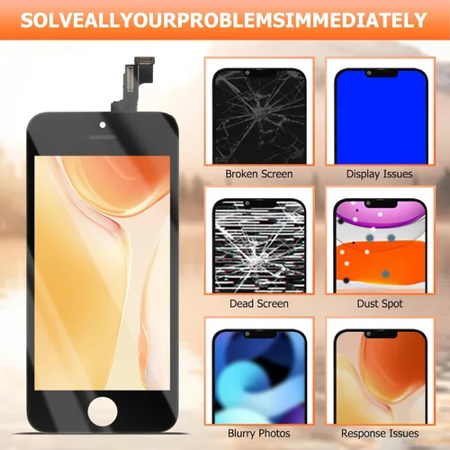 Vista 5 de Para iPhone SE 2016 Reemplazo de pantalla para iPhone 5S Pantalla LCD táctil A1723 A1724 A1453 A1457 A1518 A1528 A1530 A1533 Pantalla Digitalizador