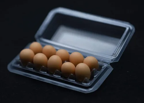 Vista 3 de 10 Huevos Cartón 4.5X1.2.0 in Casa de muñecas Miniatura Cocina Alimentación Suministro