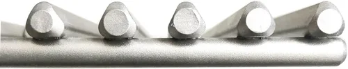 Vista 2 de Piezas de repuesto para parrilla de barbacoa de barra triangular de 3/8 pulgadas para modelos Blaze Grill de 3, 4, 5 quemadores, 18 x 7-3/8