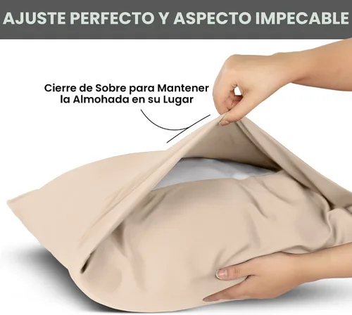 Vista 3 de Utopia Bedding - Juego de 4 fundas de almohada tamaño estándar, con cierre de sobre, tela de microfibra cepillada suave, resistentes al encogimiento