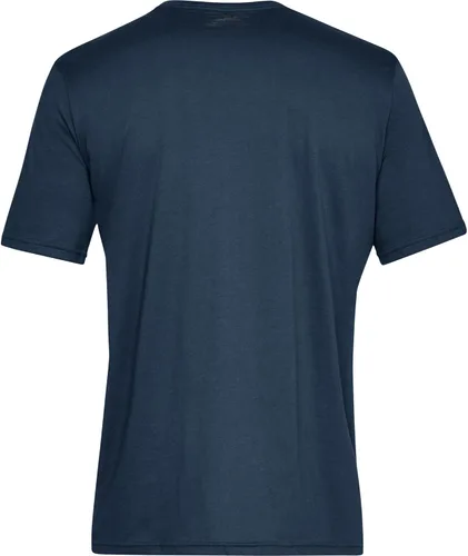 Vista 2 de Under Armour Colorblock - Camiseta deportiva para hombre, marino